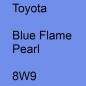 Preview: Toyota, Blue Flame Pearl, 8W9.